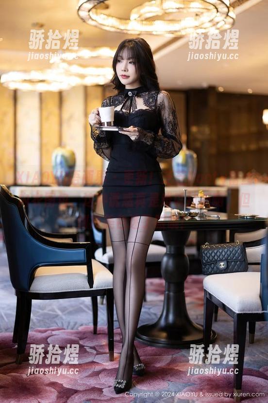 XIAOYU语画界 - 更新！芝芝Booty蕾丝内衣图包，这种诱惑真是难以抗拒啊，但别被美色迷了眼哦！